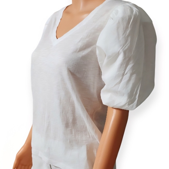 Express White Boxy Crop T-Shirt - Picture 3 of 8